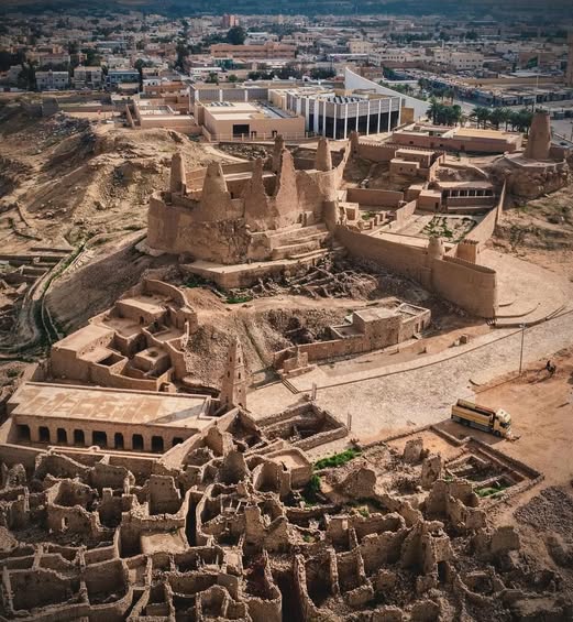 منظر جوي لقلعة مارد
